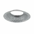 Duravent PelletVent Storm Collar, 3 in Pipe, 3-5/8 in ID x 7-3/8 in OD Dia, Stainless Steel, Galvalume 3PVL-SC